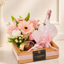 Caja Rosé - Florería La Floresta, Los Ángeles Chile